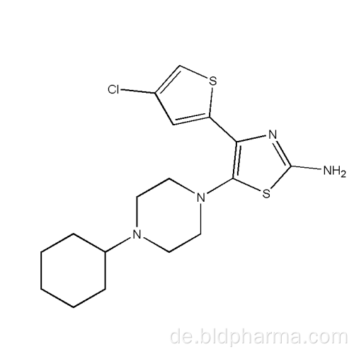 4-(4-Chlorthiophen-2-yl)-5-(4-cyclohexylpiperazin-1-yl)thiazol-2-amin